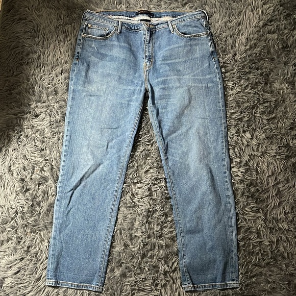 Levi's Denim - Levi's Blue Straight Boyfriend Jeans